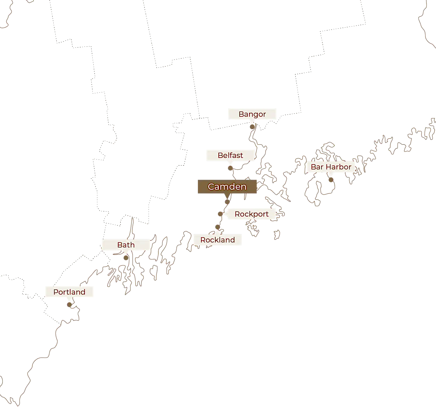                  Camden map of Surrounding Area                        