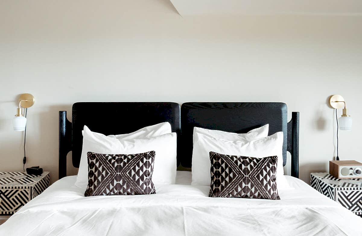 bed in Balmoral guest room
