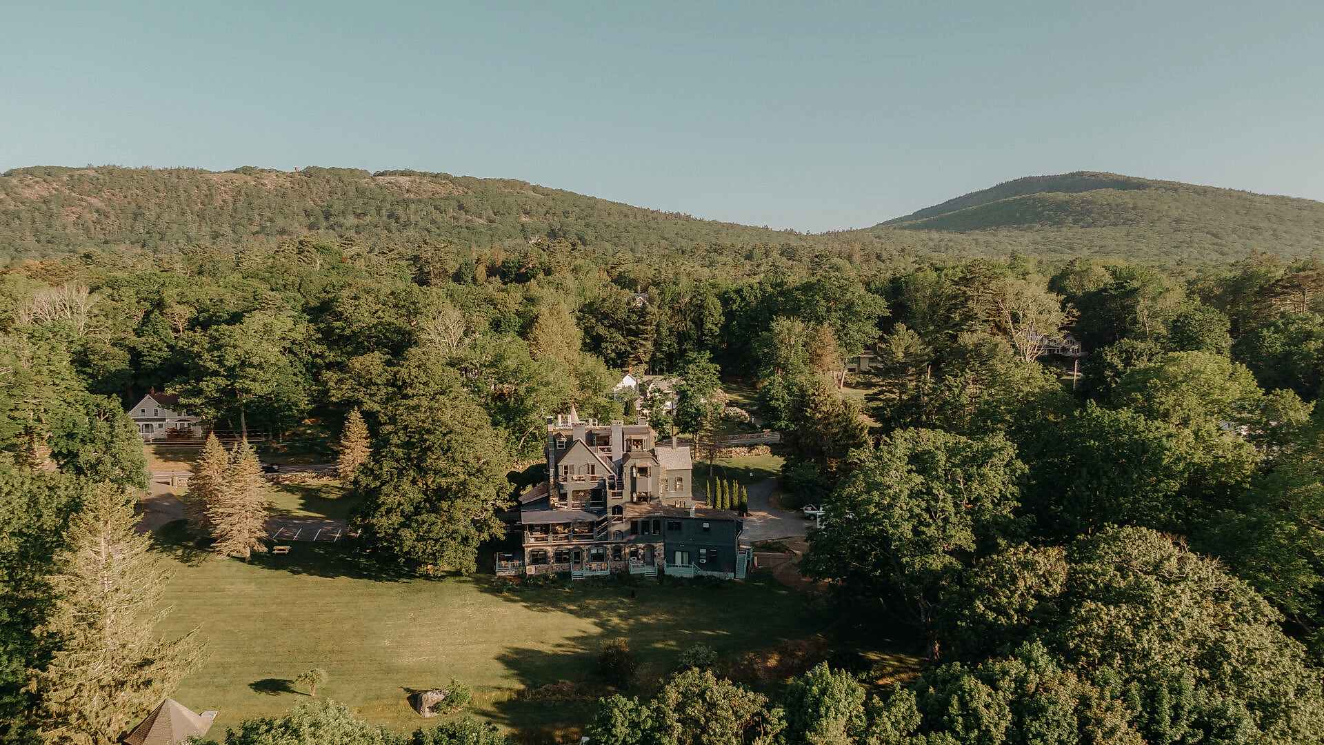 Aerial view of The Norumbega
