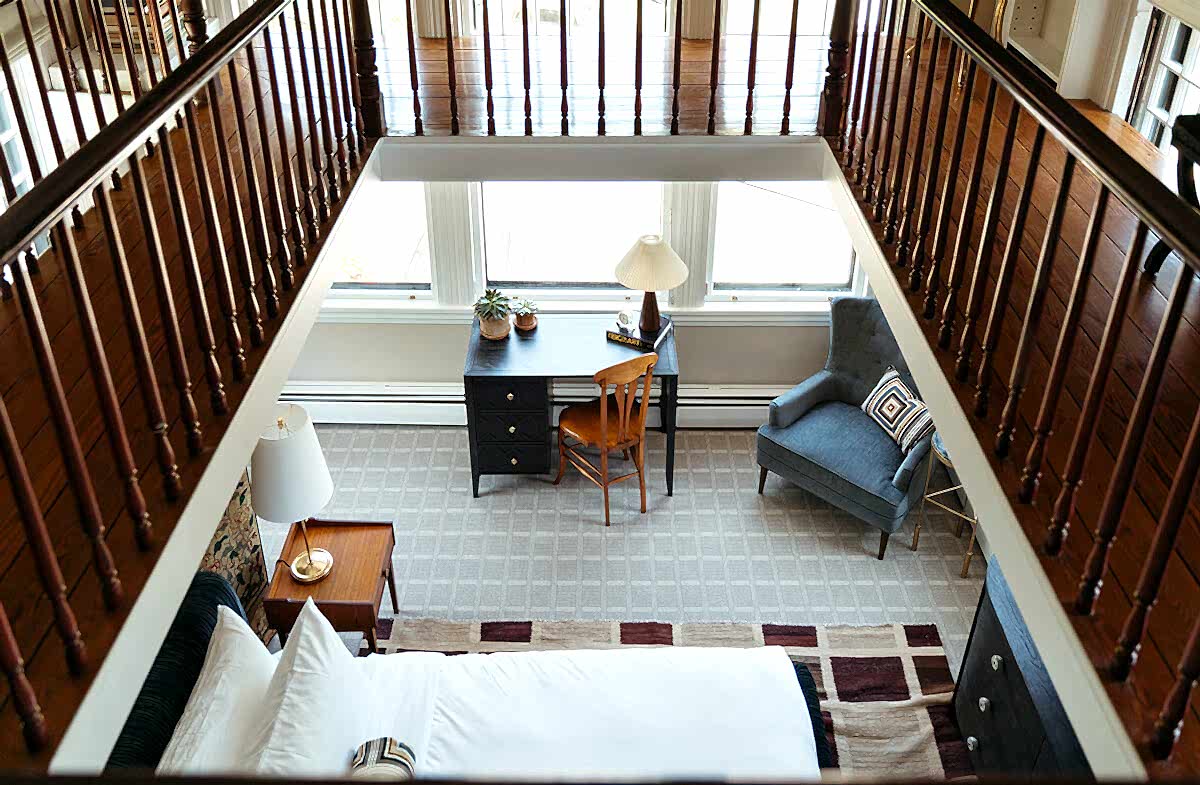 Library suite viewed from loft