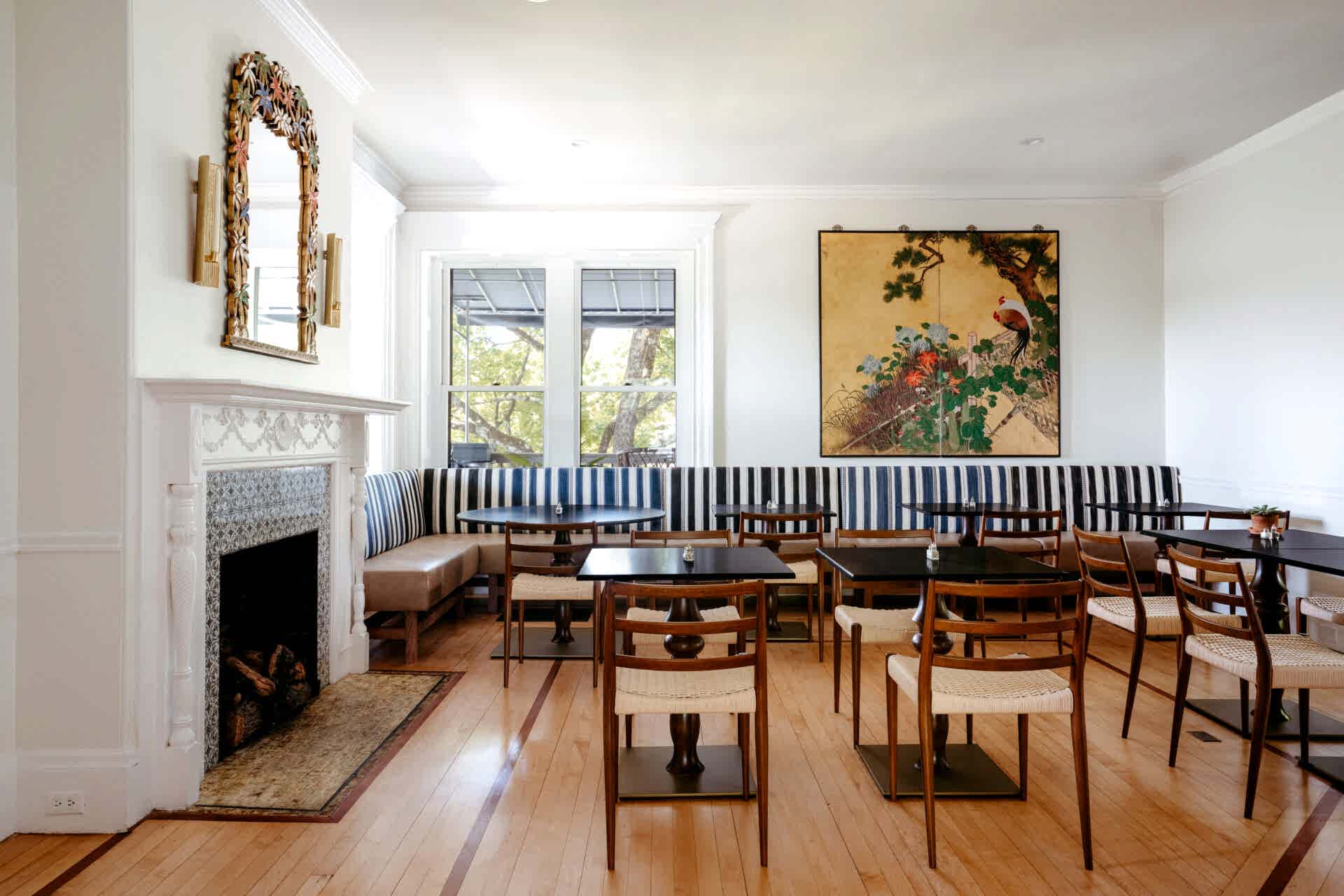 Dining room at The Norumbega