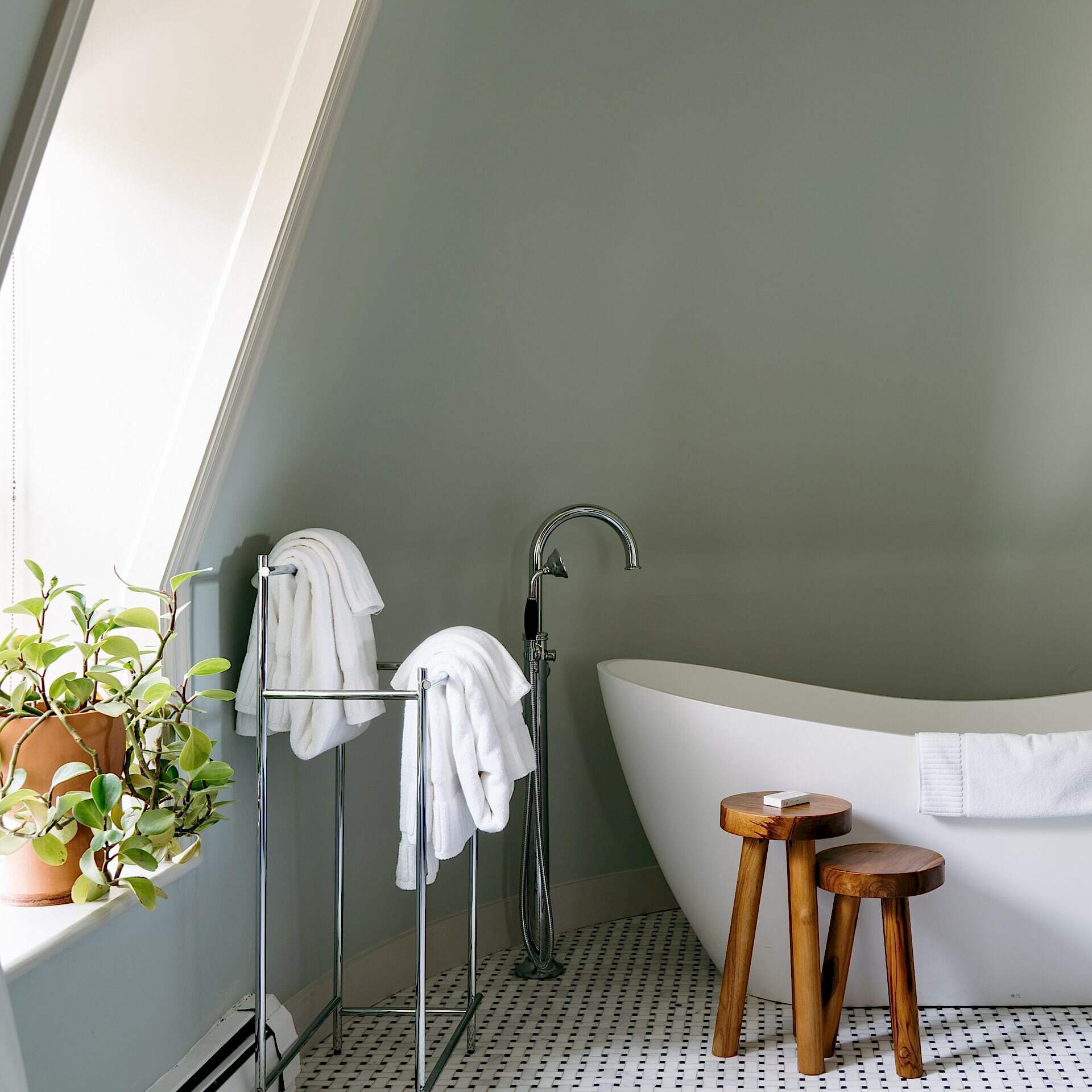 Bathroom in the penthouse
