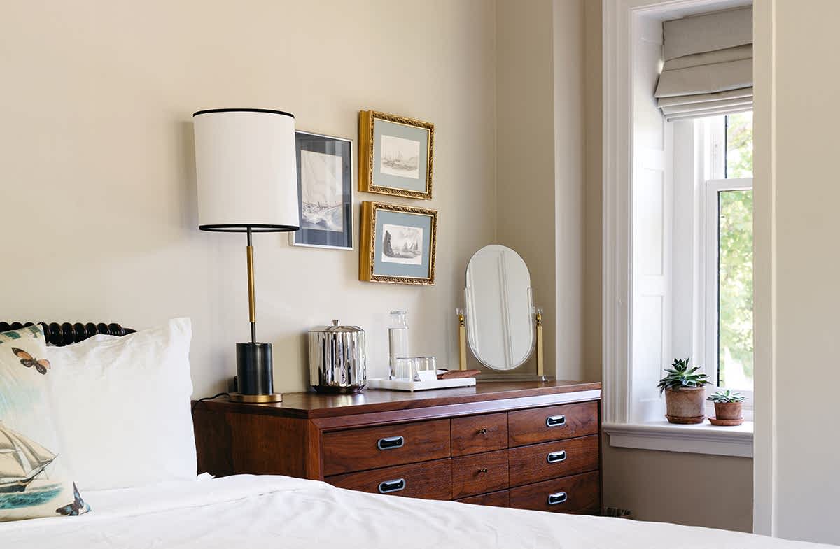 Design close up in Windsor guest room