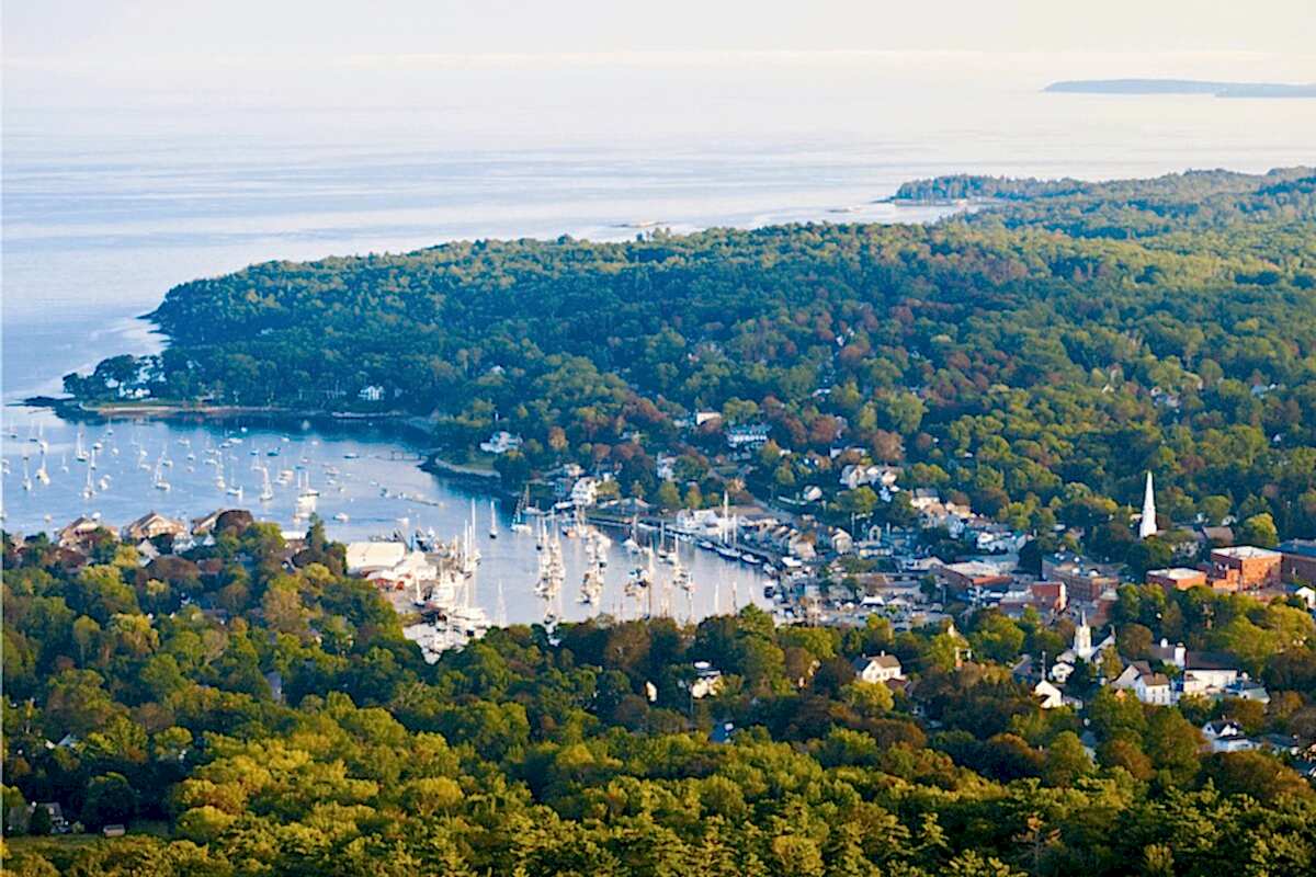 View of Camden Harbor